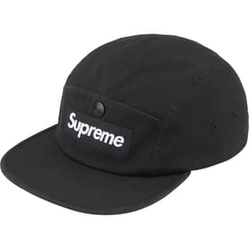 Supreme Snap Pocket Camp Cap Black