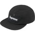 Supreme Snap Pocket Camp Cap - Black (front)