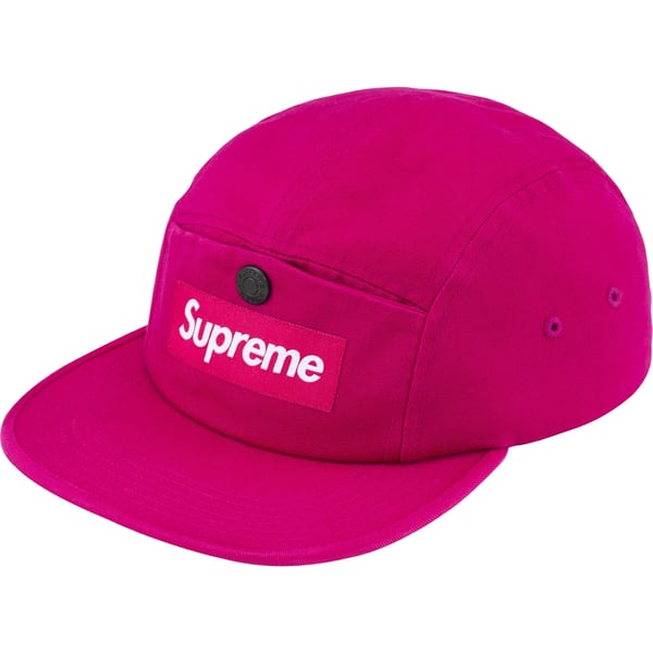 Supreme Snap Pocket Camp Cap - Dark Magenta (front)