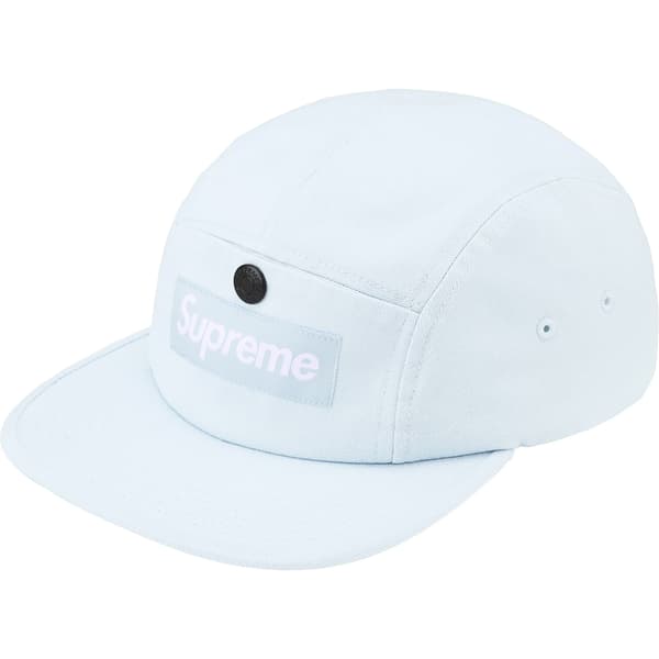 Supreme Snap Pocket Camp Cap - Pale Blue (front)