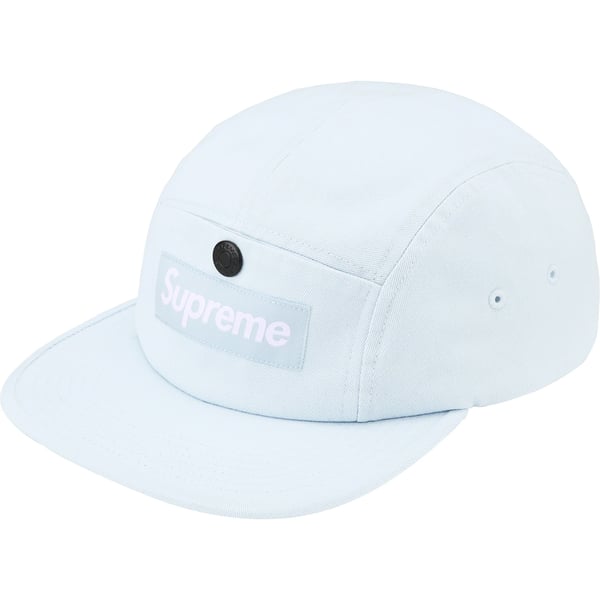 Supreme Snap Pocket Camp Cap - Pale Blue (front)