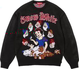 Supreme Snow White Sweater Black