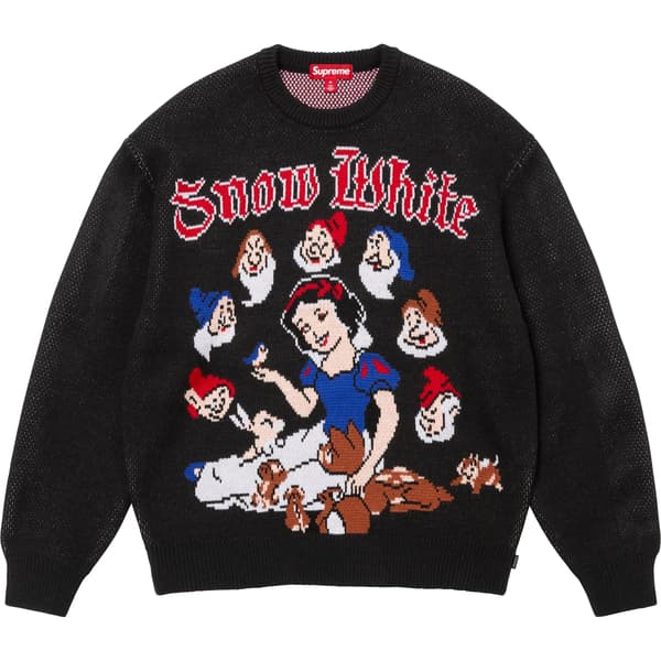 Supreme Snow White Sweater - Black (front)
