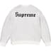 Supreme Snow White Sweater - White (front)