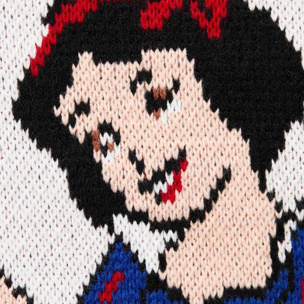 Supreme Snow White Sweater - White (front)