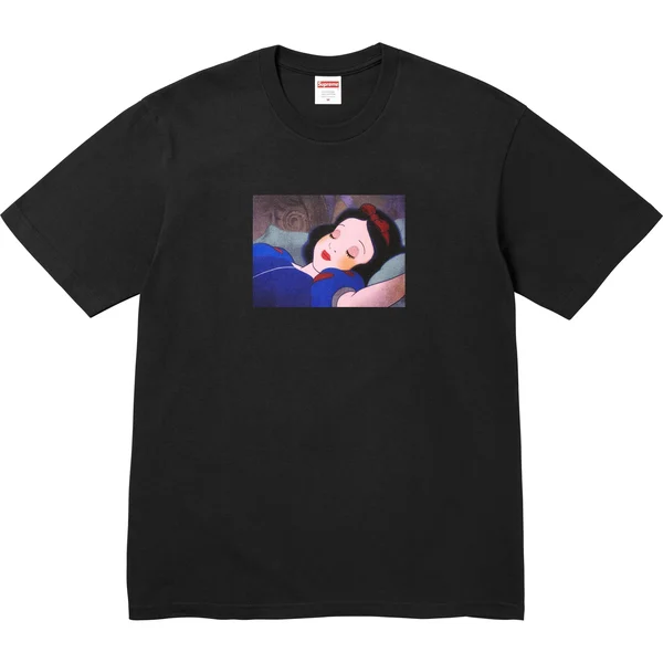 Supreme Snow White Tee - Black (front)