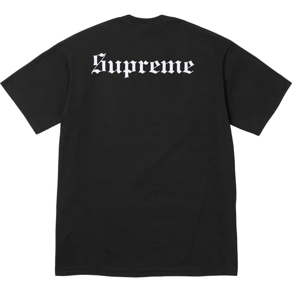 Supreme Snow White Tee - Black (front)