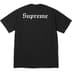Supreme Snow White Tee - Black (front)