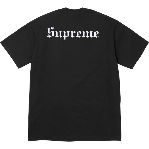 Supreme Snow White Tee - Black (front)