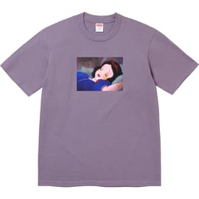 Supreme Snow White Tee Dusty Purple