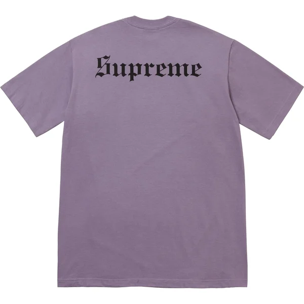 Supreme Snow White Tee - Dusty Purple (front)
