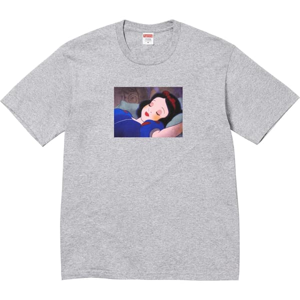 Supreme Snow White Tee - Heather Grey (front)