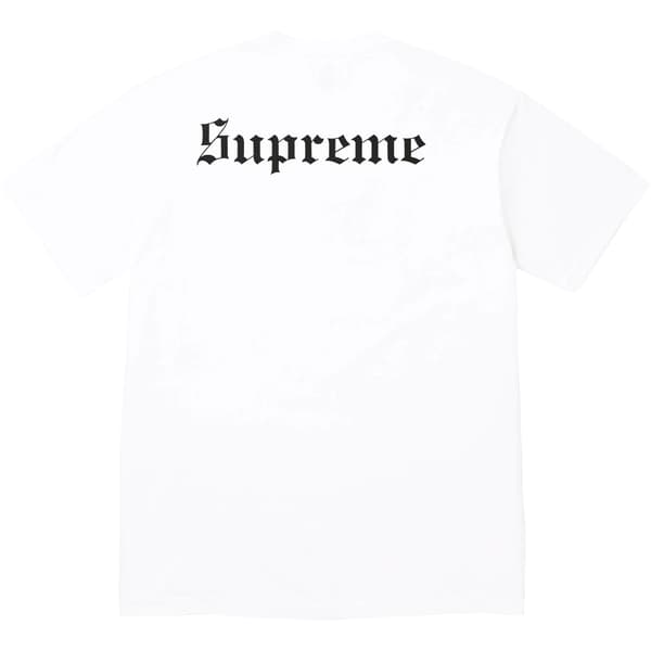Supreme Snow White Tee - White (front)