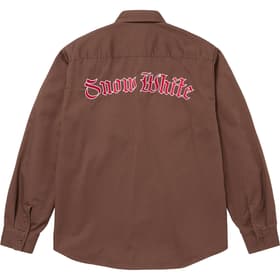 Supreme Snow White Work Shirt Brown