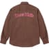 Supreme Snow White Work Shirt - Brown (front)