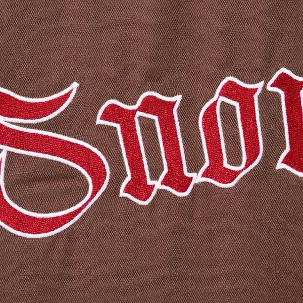 Supreme Snow White Work Shirt - Brown (front)