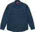 Supreme Snow White Work Shirt - Light Navy (front)