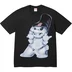 Supreme Snowman Tee - Black (front)