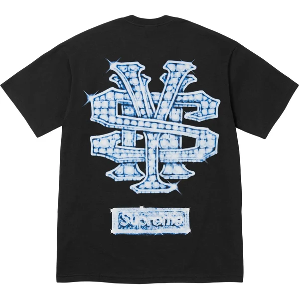 Supreme Snowman Tee - Black (front)