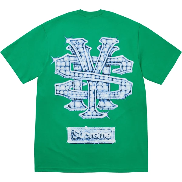 Supreme Snowman Tee - Green (front)