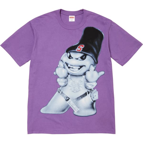 Supreme Snowman Tee - Purple (front)