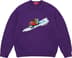 Supreme Snowmobile Sweater - Purple (front)