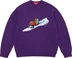 Supreme Snowmobile Sweater - Purple (front)