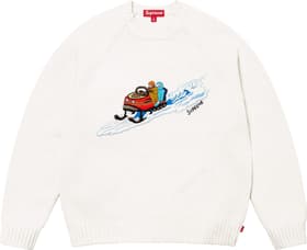 Supreme Snowmobile Sweater White
