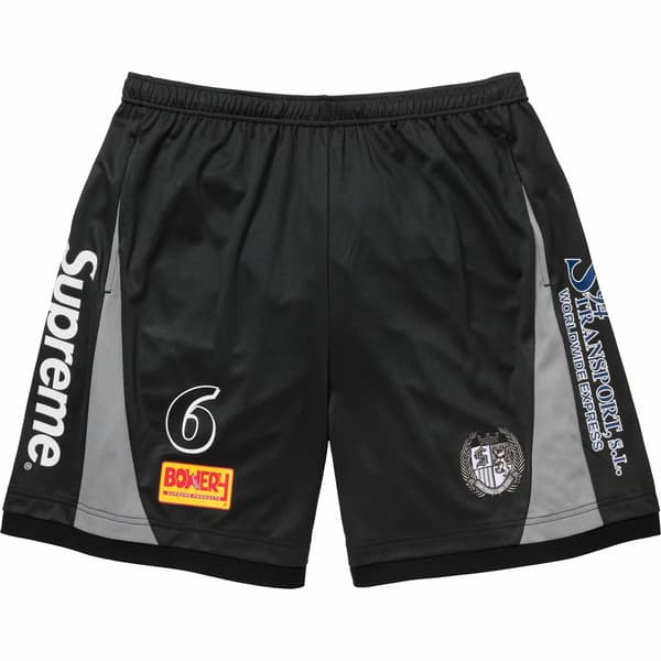 Supreme Soccer Short - Black (front)