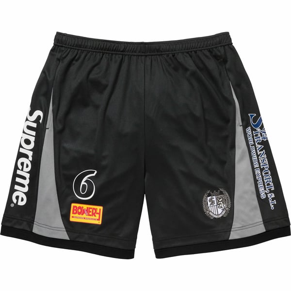 Supreme Soccer Short - Black (front)