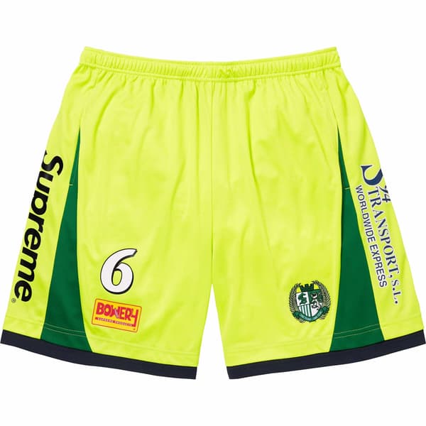 Supreme Soccer Short - Bright Green (front)