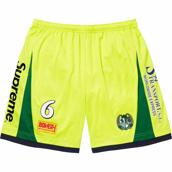 Supreme Soccer Short - Bright Green (front)