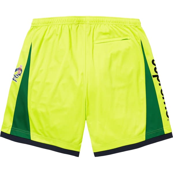 Supreme Soccer Short - Bright Green (front)
