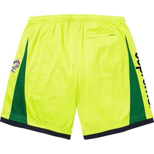 Supreme Soccer Short - Bright Green (front)