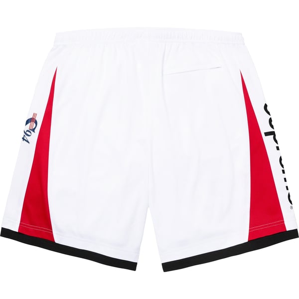 Supreme Soccer Short - White (front)