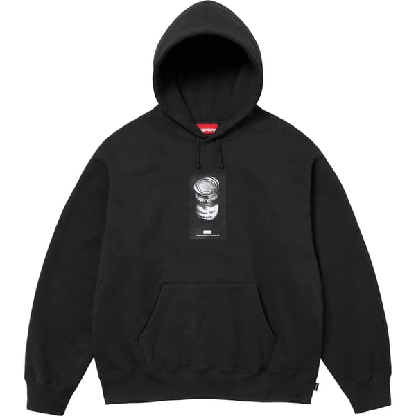Supreme Soup Can Hooded Sweatshirt - Black (front)