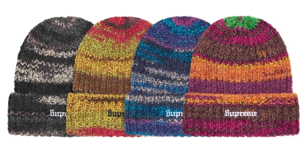 Supreme Space Dye Stripe Beanie - Product Image