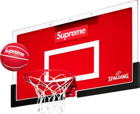 Supreme Spalding Mini Basketball Hoop Red
