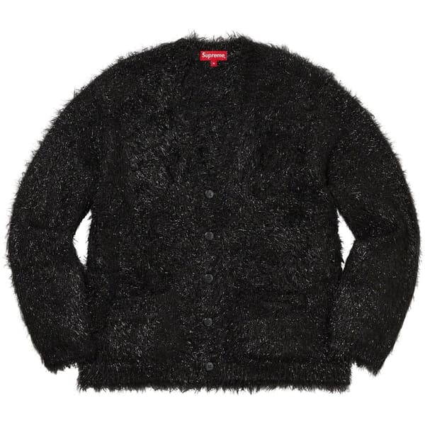 Supreme Sparkle Cardigan - Black (front)