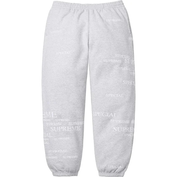 Supreme Special Sweatpant - Ash Grey (front)