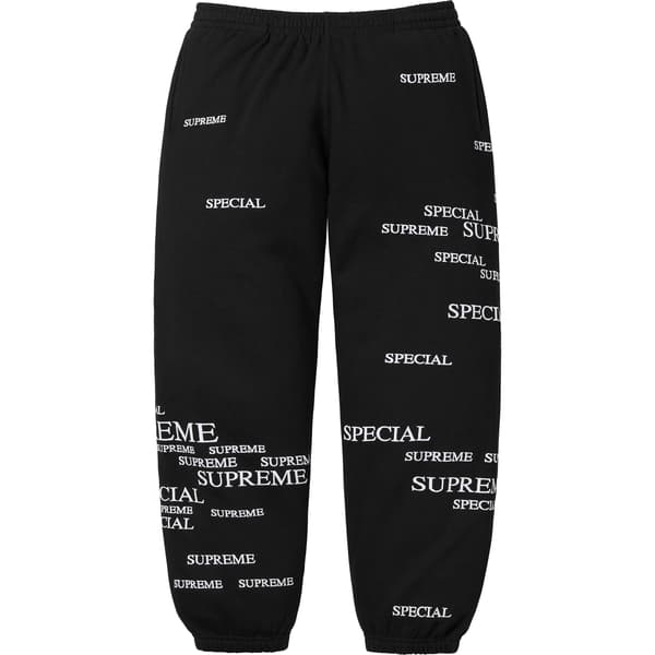 Supreme Special Sweatpant - Black (front)