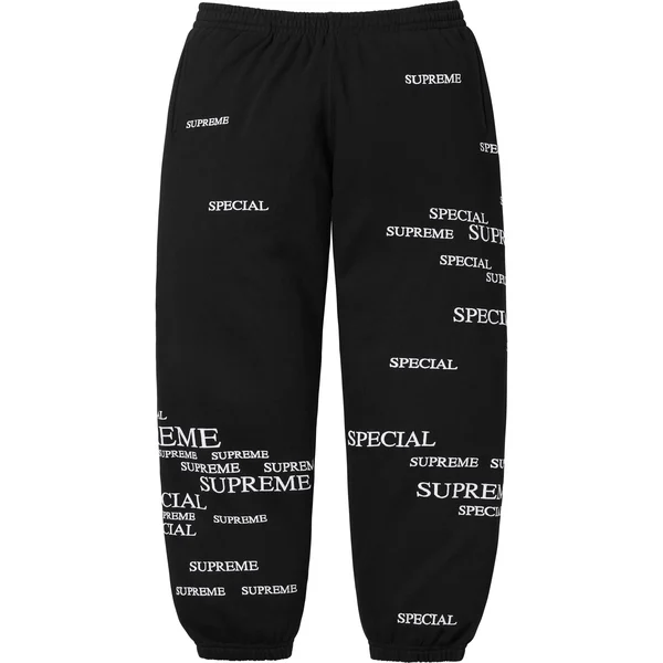 Supreme Special Sweatpant - Black (front)