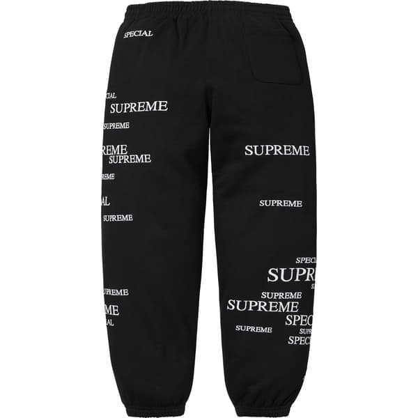 Supreme Special Sweatpant - Black (front)