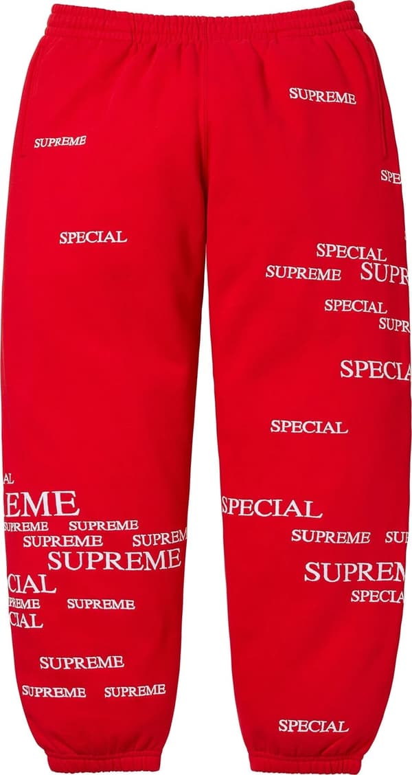 Supreme Special Sweatpant - Red (front)