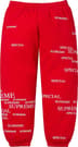 Supreme Special Sweatpant - Red (front)