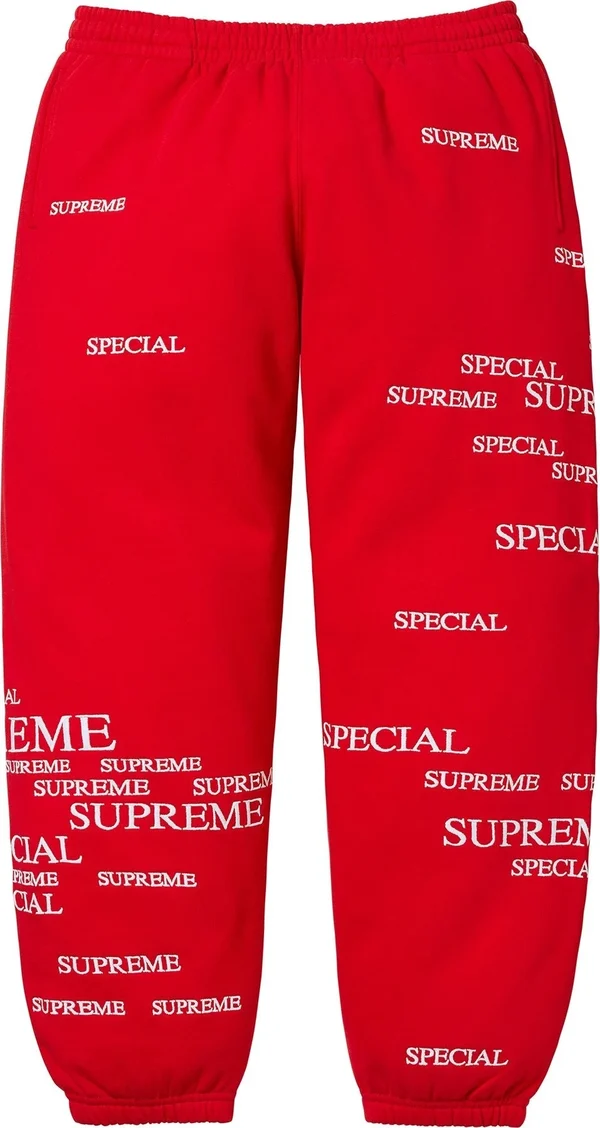 Supreme Special Sweatpant - Red (front)