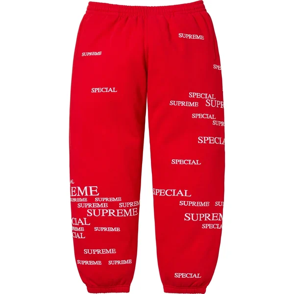 Supreme Special Sweatpant - Red (front)