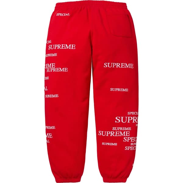 Supreme Special Sweatpant - Red (front)