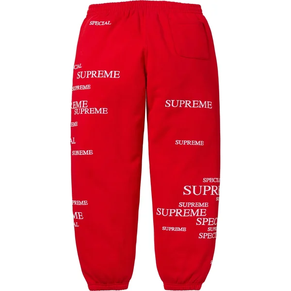 Supreme Special Sweatpant - Red (front)