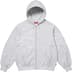 Supreme Special Zip Up Hooded Sweatshirt - Ash Grey (front)